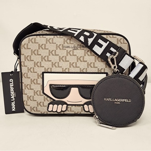 Karl Largerfeld CrossbodyBag with Removable Coin Pouch 2PC’s NWT retail:$198 - Picture 8 of 8